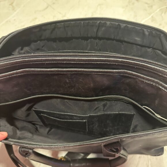 Vintage Coach Briefcase Black 0538 Bag Messenger Bag Shoulder Bag. - Picture 6 of 9